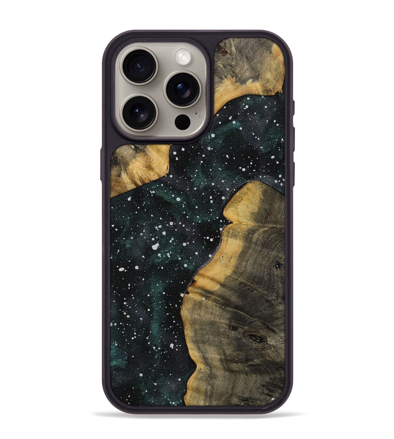 iPhone 15 Pro Max Wood+Resin Phone Case - Amina (Cosmos, 710912)