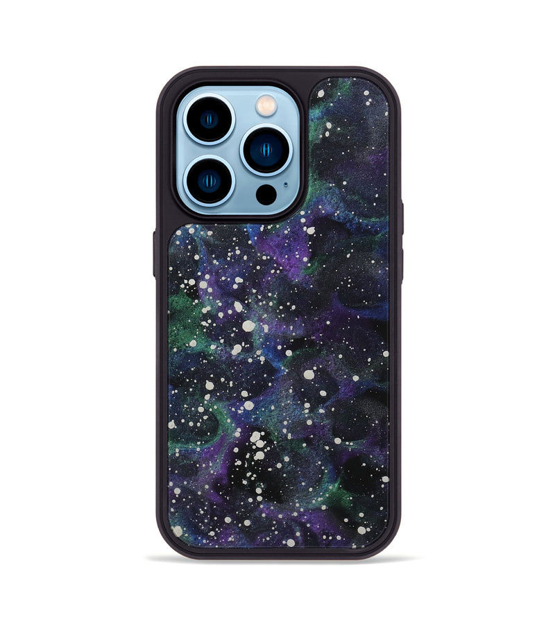 iPhone 14 Pro Wood+Resin Phone Case - Cyrus (Cosmos, 710916)