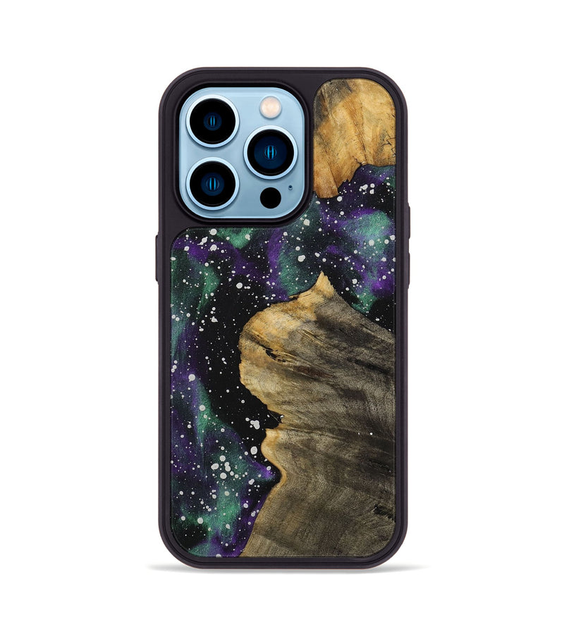 iPhone 14 Pro Wood+Resin Phone Case - Brynlee (Cosmos, 710918)