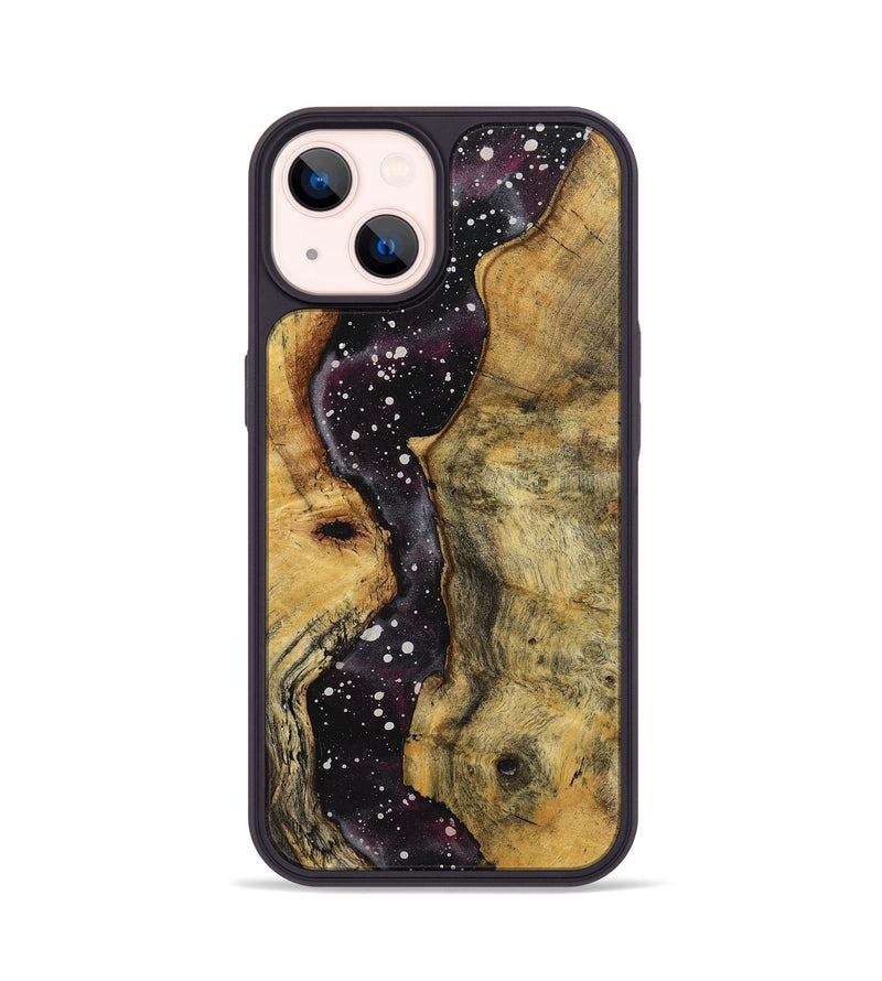 iPhone 14 Wood+Resin Phone Case - Alisa (Cosmos, 710923)