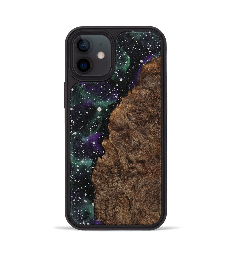 iPhone 12 Wood+Resin Phone Case - Izabella (Cosmos, 710930)