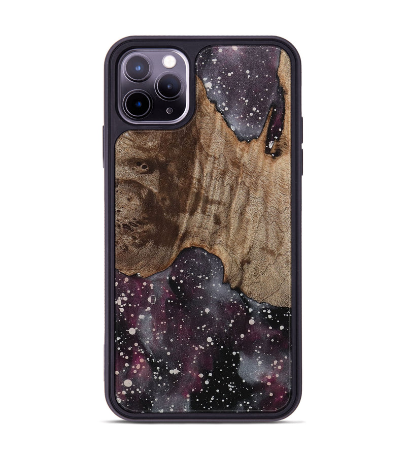 iPhone 11 Pro Max Wood+Resin Phone Case - Addie (Cosmos, 710932)