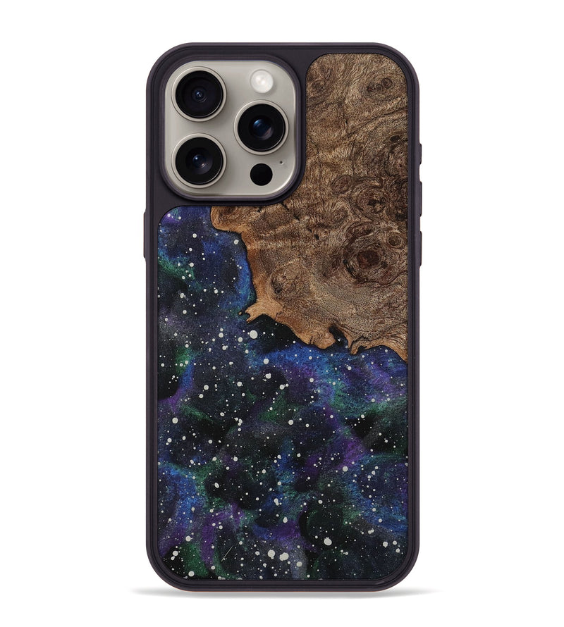 iPhone 15 Pro Max Wood+Resin Phone Case - Blake (Cosmos, 710939)
