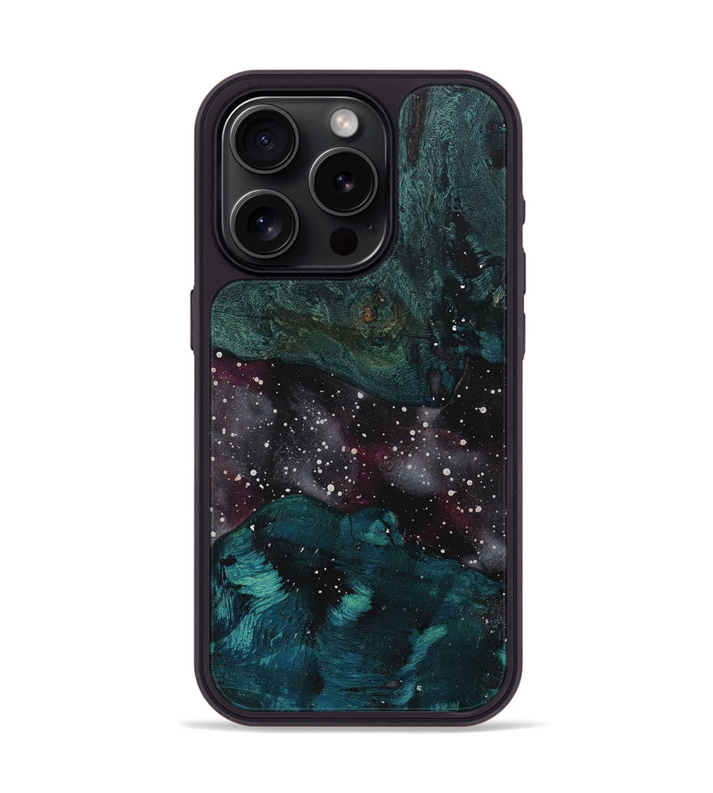 iPhone 15 Pro Wood+Resin Phone Case - Imani (Cosmos, 710944)