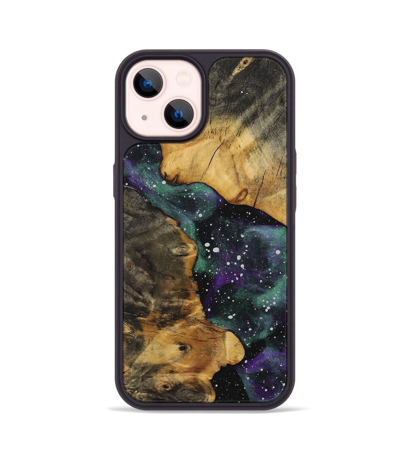 iPhone 14 Wood+Resin Phone Case - Catalina (Cosmos, 710963)