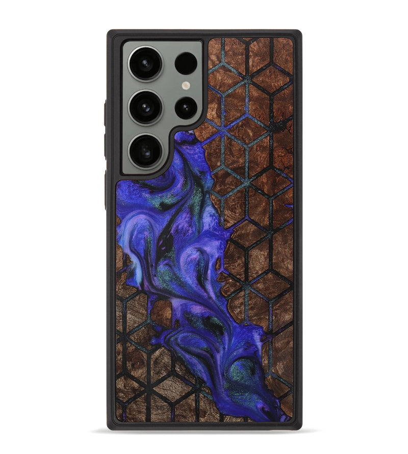 Galaxy S23 Ultra Wood+Resin Phone Case - Romeo (Pattern, 711070)