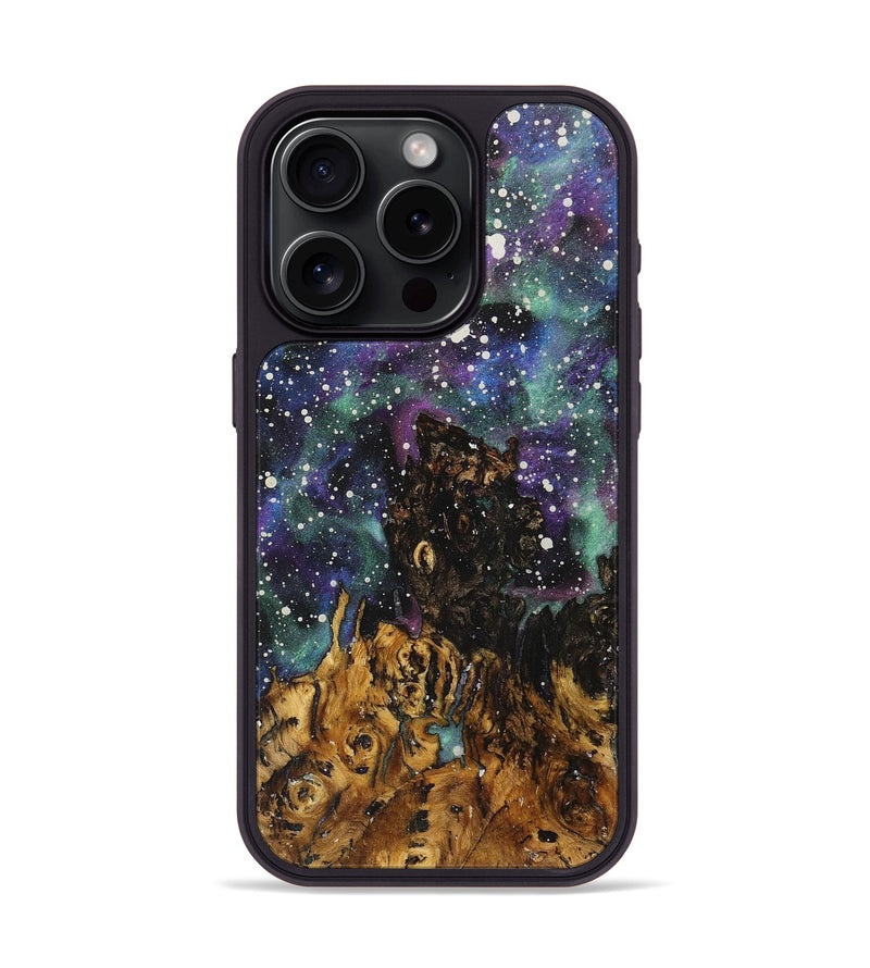 iPhone 15 Pro Wood+Resin Phone Case - Esther (Cosmos, 711101)
