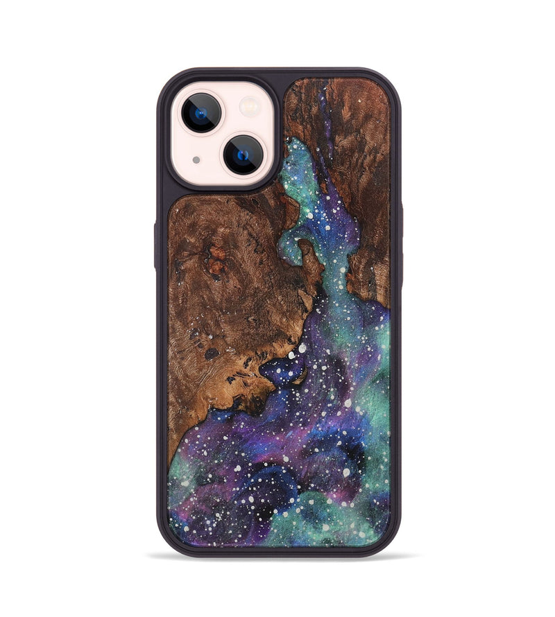 iPhone 14 Wood+Resin Phone Case - Colton (Cosmos, 711103)