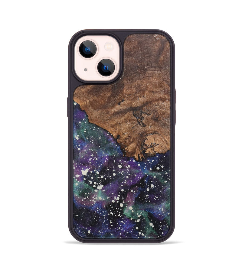 iPhone 14 Wood+Resin Phone Case - Carrie (Cosmos, 711107)