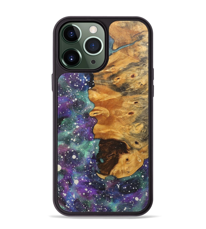 iPhone 13 Pro Max Wood+Resin Phone Case - Audrina (Cosmos, 711108)