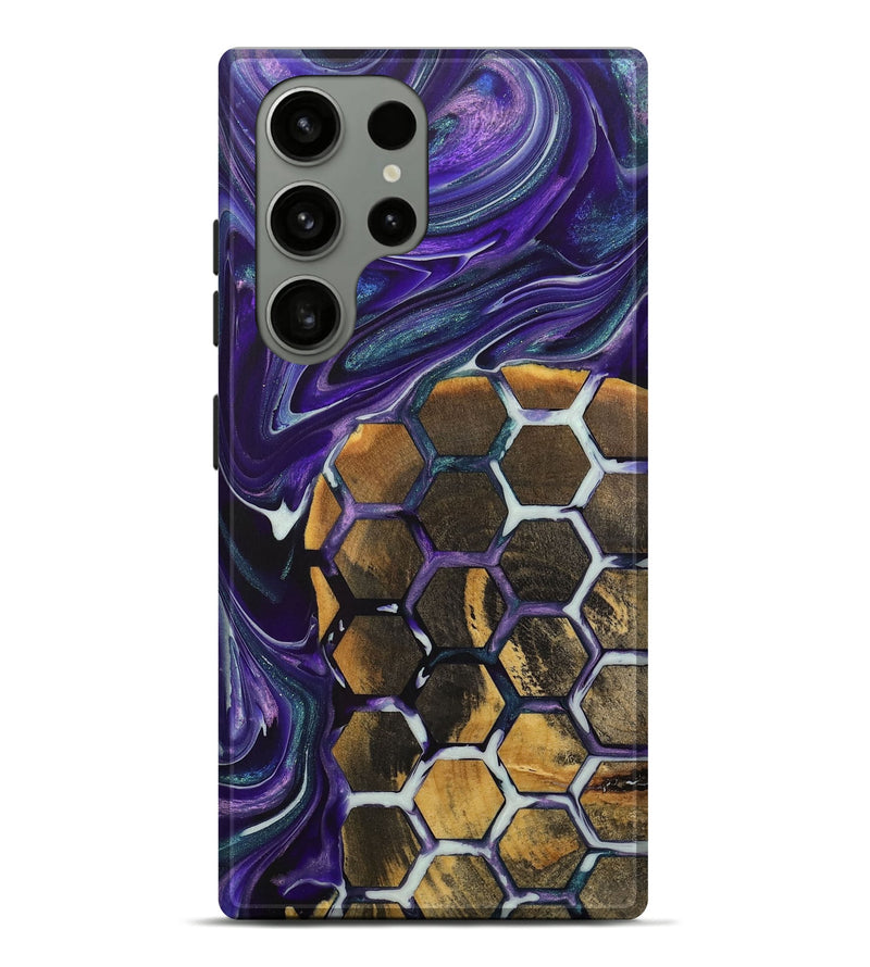 Galaxy S23 Ultra Wood+Resin Live Edge Phone Case - Gemma (Pattern, 711274)