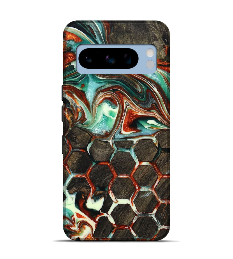 Pixel 8 Pro Wood+Resin Live Edge Phone Case - Lydia (Pattern, 711314)