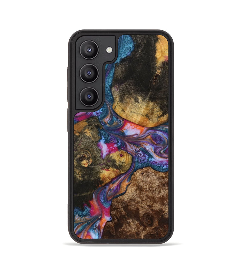 Galaxy S23 Wood+Resin Phone Case - Bernard (Pattern, 711392)