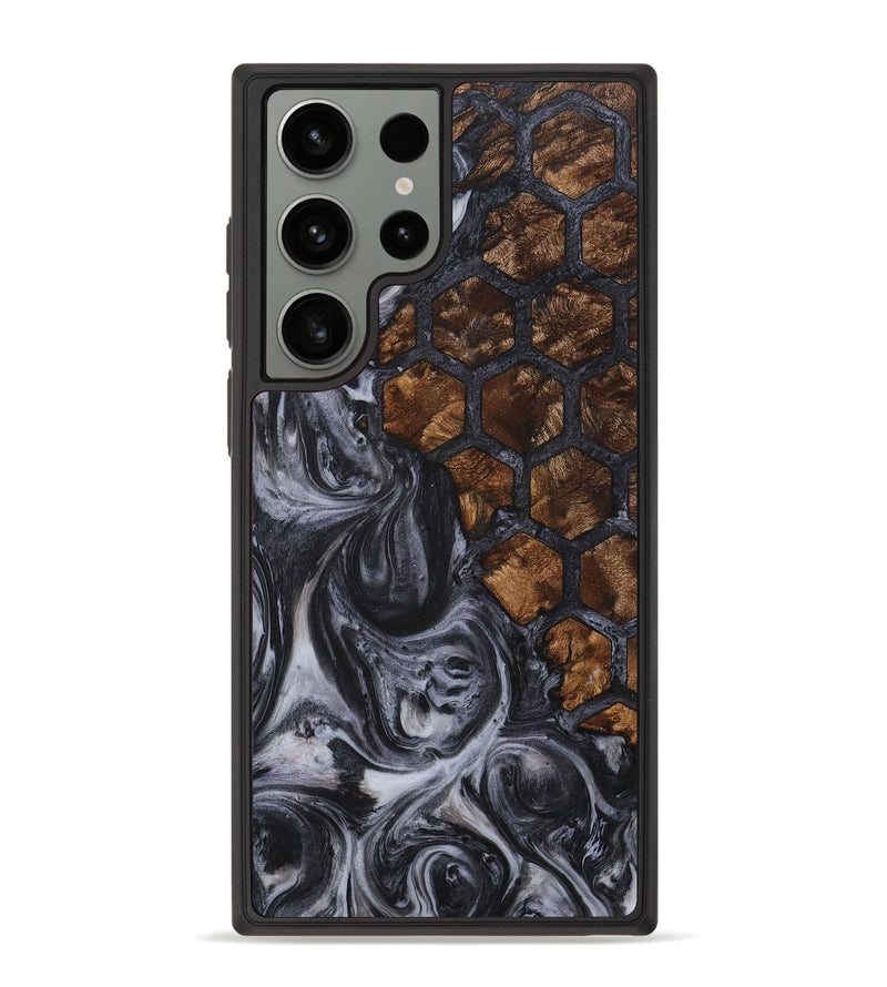 Galaxy S23 Ultra Wood+Resin Phone Case - Danielle (Pattern, 711571)