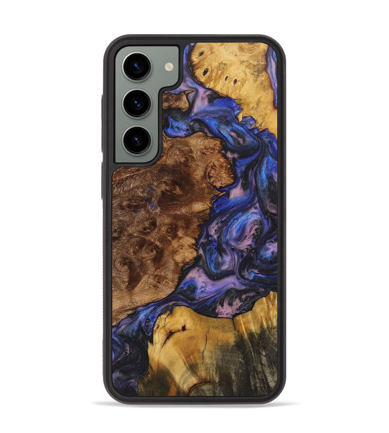 Galaxy S23 Plus Wood+Resin Phone Case - Ora (Mosaic, 711634)