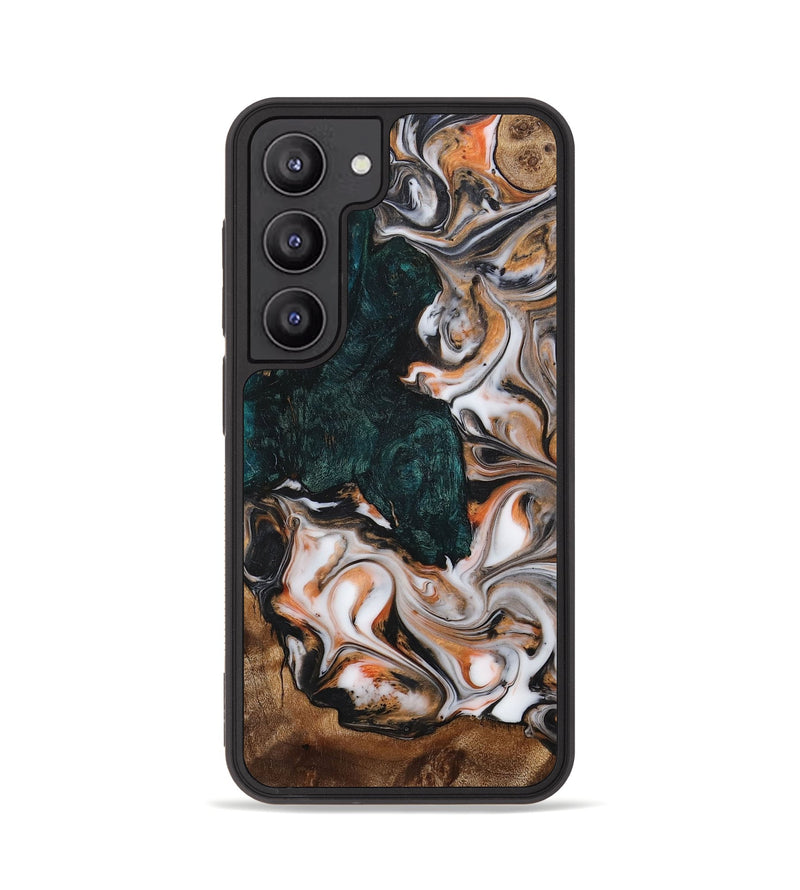 Galaxy S23 Wood+Resin Phone Case - Mikaela (Mosaic, 711635)