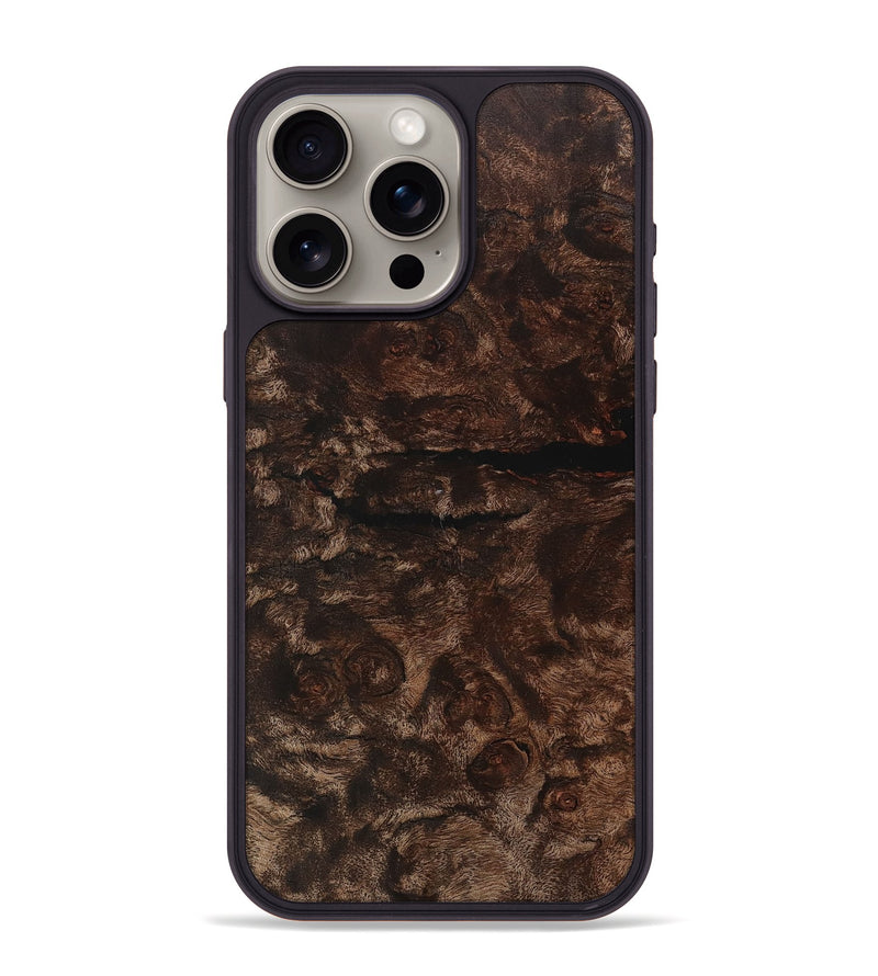 iPhone 15 Pro Max Wood+Resin Phone Case - Wilson (Wood Burl, 711654)