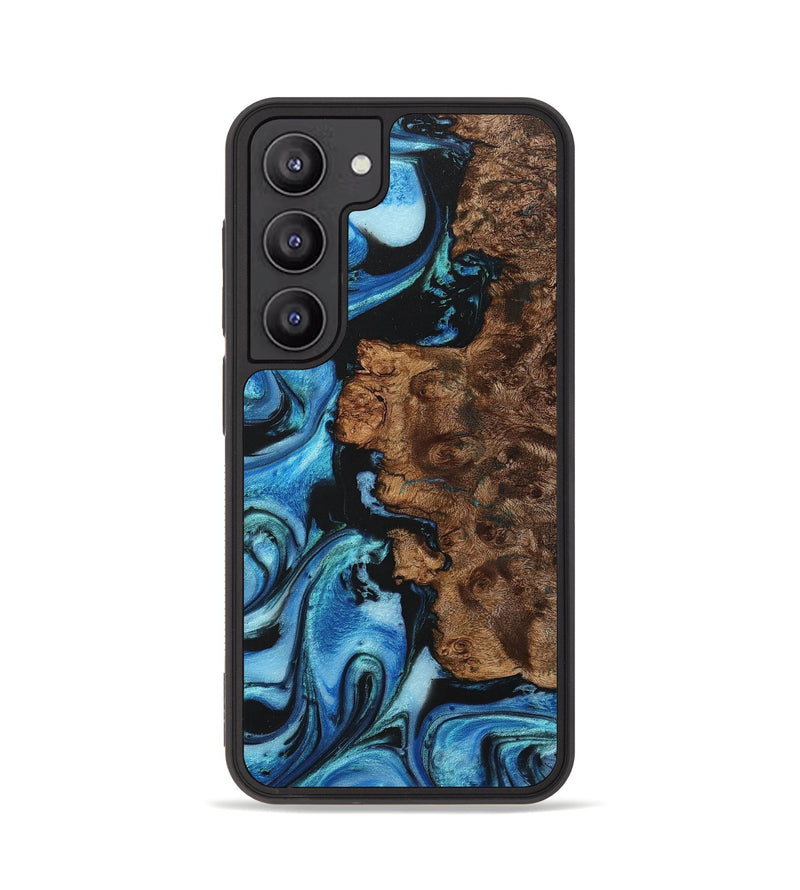 Galaxy S23 Wood+Resin Phone Case - Kali (Blue, 711731)
