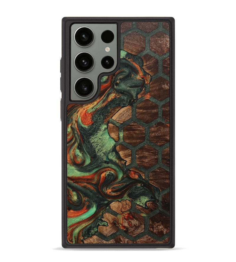 Galaxy S23 Ultra Wood+Resin Phone Case - Finn (Pattern, 711820)