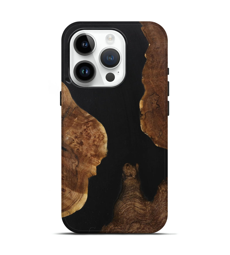 iPhone 15 Pro Wood+Resin Live Edge Phone Case - Taryn (Mosaic, 711923)