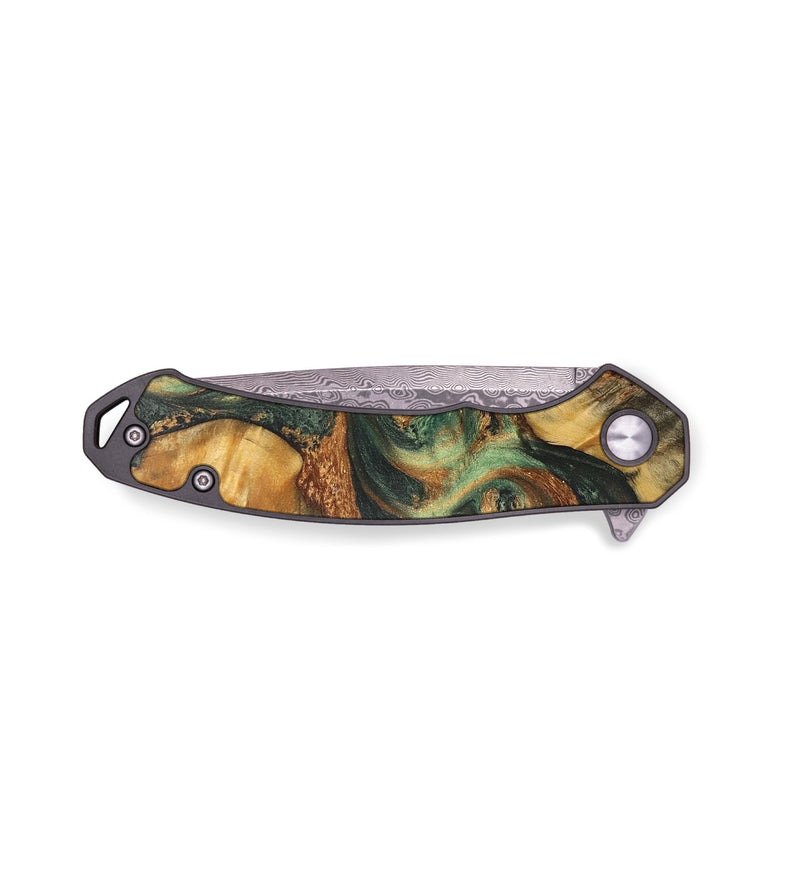 EDC Wood+Resin Pocket Knife - Carl (Mosaic, 711958)