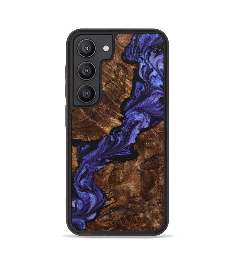 Galaxy S23 Wood+Resin Phone Case - Heather (Purple, 712083)