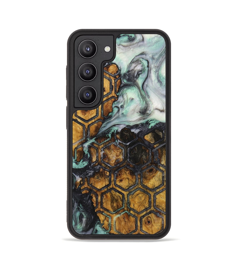 Galaxy S23 Wood+Resin Phone Case - Milo (Pattern, 712205)
