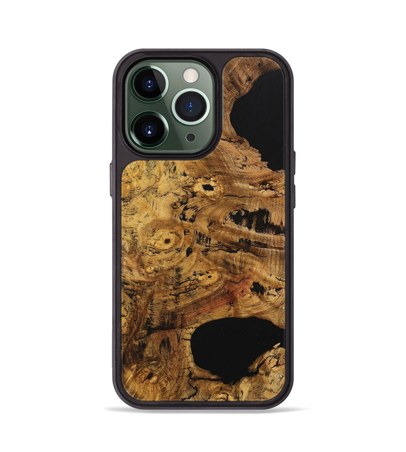 iPhone 13 Pro Wood+Resin Phone Case - Dick (Wood Burl, 712216)