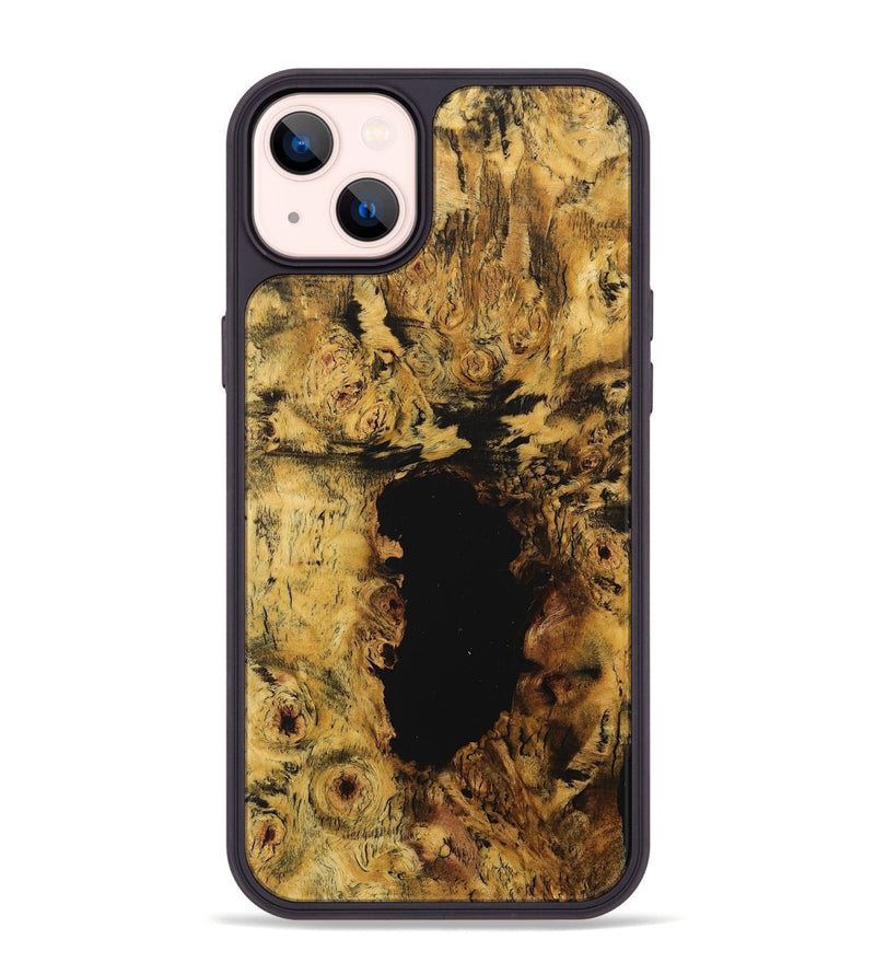 iPhone 14 Plus Wood+Resin Phone Case - Joshua (Wood Burl, 712222)