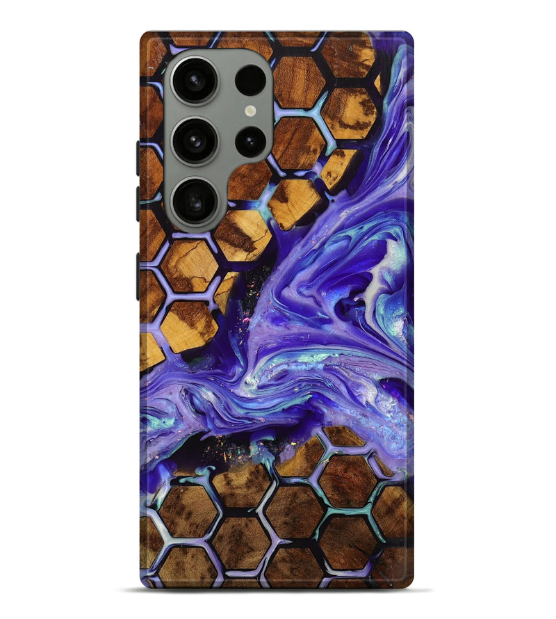 Galaxy S23 Ultra Wood+Resin Live Edge Phone Case - Ron (Pattern, 712273)