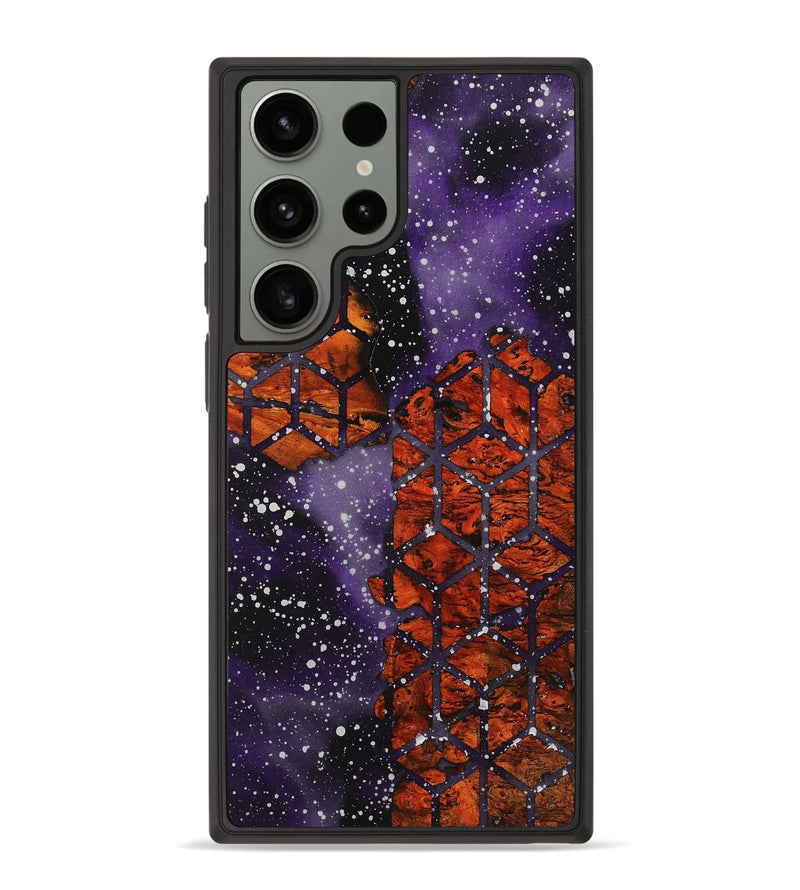Galaxy S23 Ultra Wood+Resin Phone Case - Angela (Pattern, 712413)