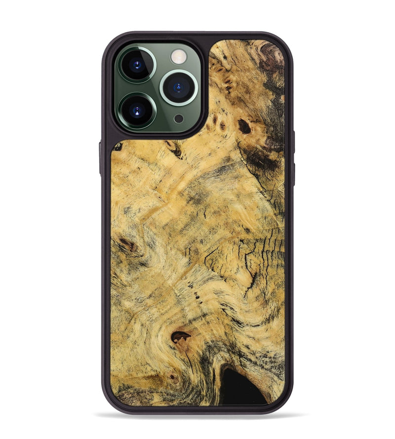 iPhone 13 Pro Max Wood+Resin Phone Case - Marion (Wood Burl, 712506)