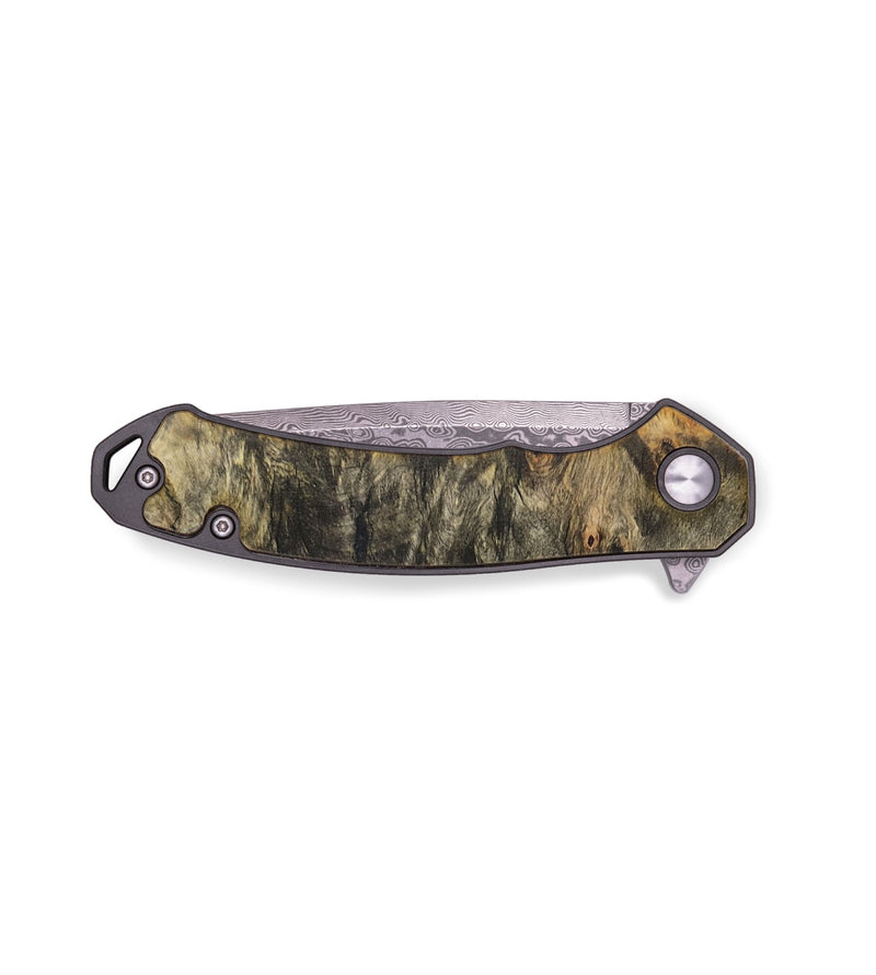 EDC Wood+Resin Pocket Knife - Ron (Wood Burl, 712724)