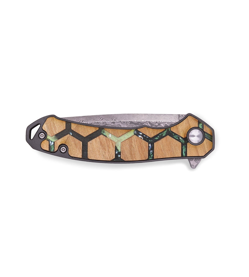 EDC Wood+Resin Pocket Knife - Nakia (Pattern, 712728)