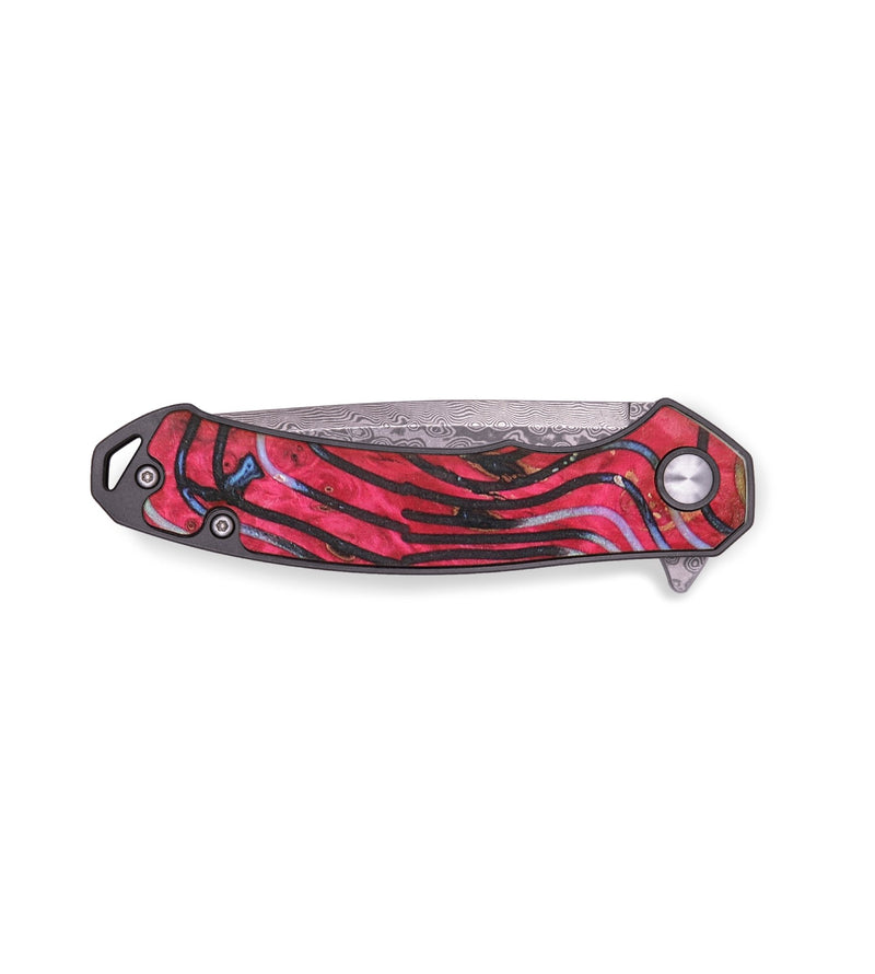 EDC Wood+Resin Pocket Knife - George (Pattern, 712734)