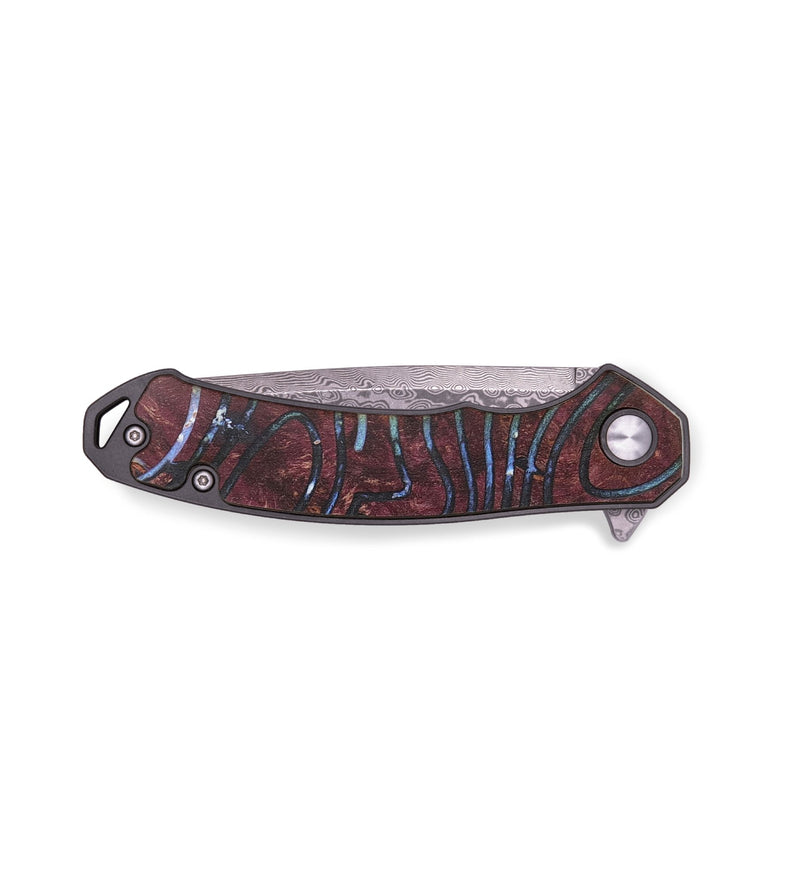 EDC Wood+Resin Pocket Knife - Tatyana (Pattern, 712736)