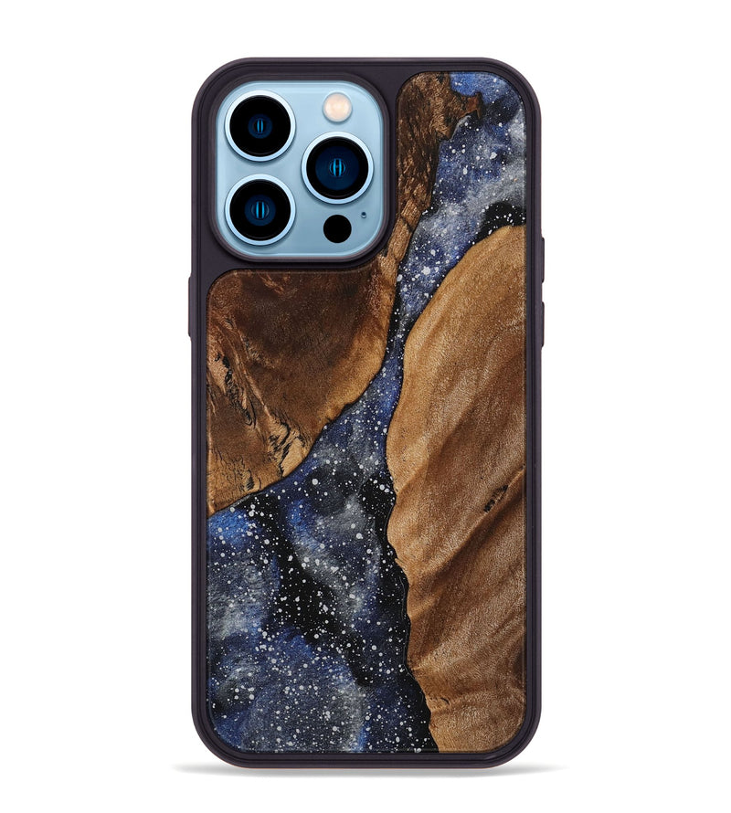 iPhone 14 Pro Max Wood+Resin Phone Case - Maria (Cosmos, 712922)