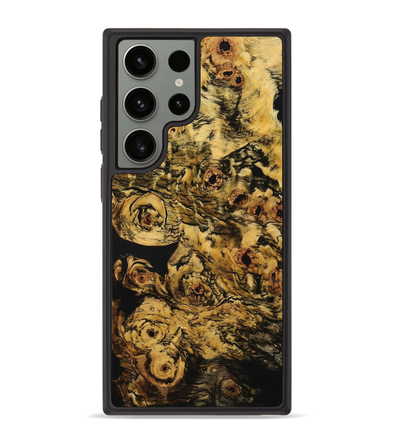 Galaxy S23 Ultra Wood+Resin Phone Case - Arya (Wood Burl, 713007)