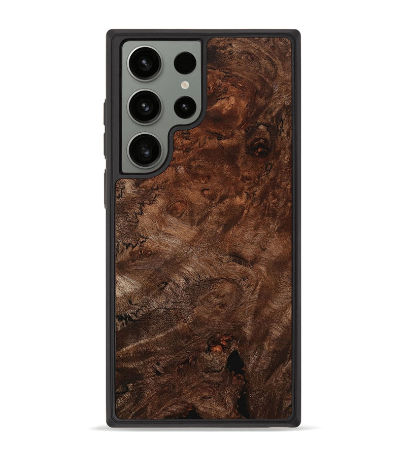 Galaxy S23 Ultra Wood+Resin Phone Case - Clinton (Wood Burl, 713009)