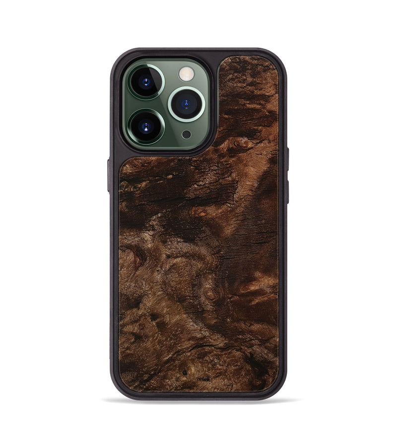 iPhone 13 Pro Wood+Resin Phone Case - Kenzie (Wood Burl, 713010)