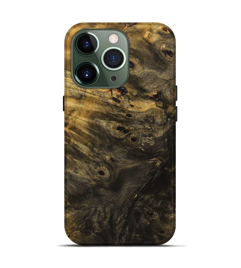 iPhone 13 Pro Wood+Resin Live Edge Phone Case - Ashley (Wood Burl, 713046)