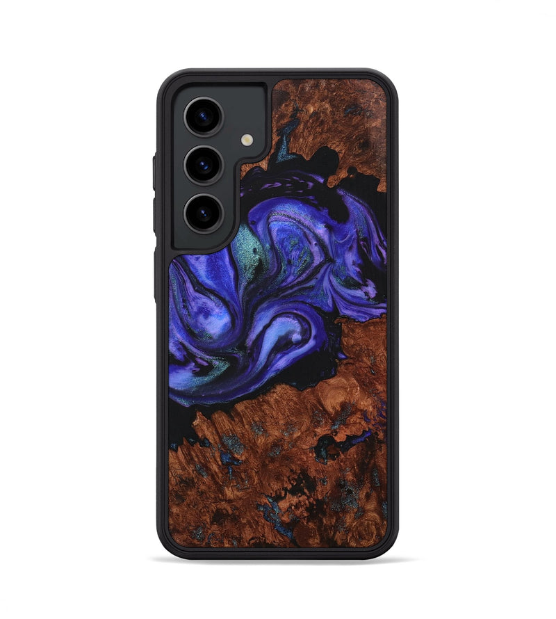 Galaxy S24 Wood+Resin Phone Case - Paulina (Purple, 713164)