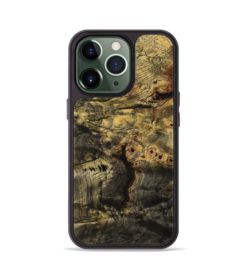 iPhone 13 Pro Wood+Resin Phone Case - Khadijah (Wood Burl, 713179)