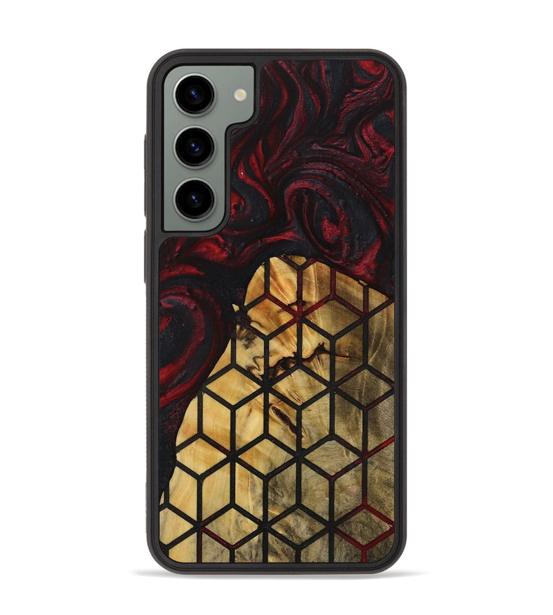 Galaxy S23 Plus Wood+Resin Phone Case - Troy (Pattern, 713191)