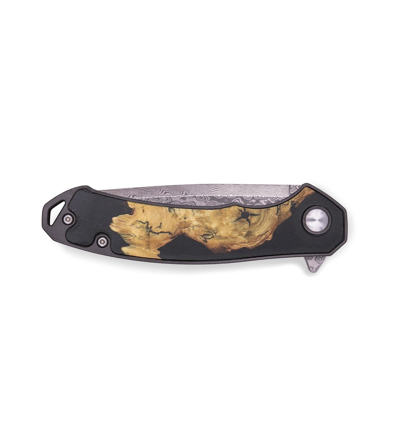 EDC Wood+Resin Pocket Knife - Julio (Wood Burl, 713293)