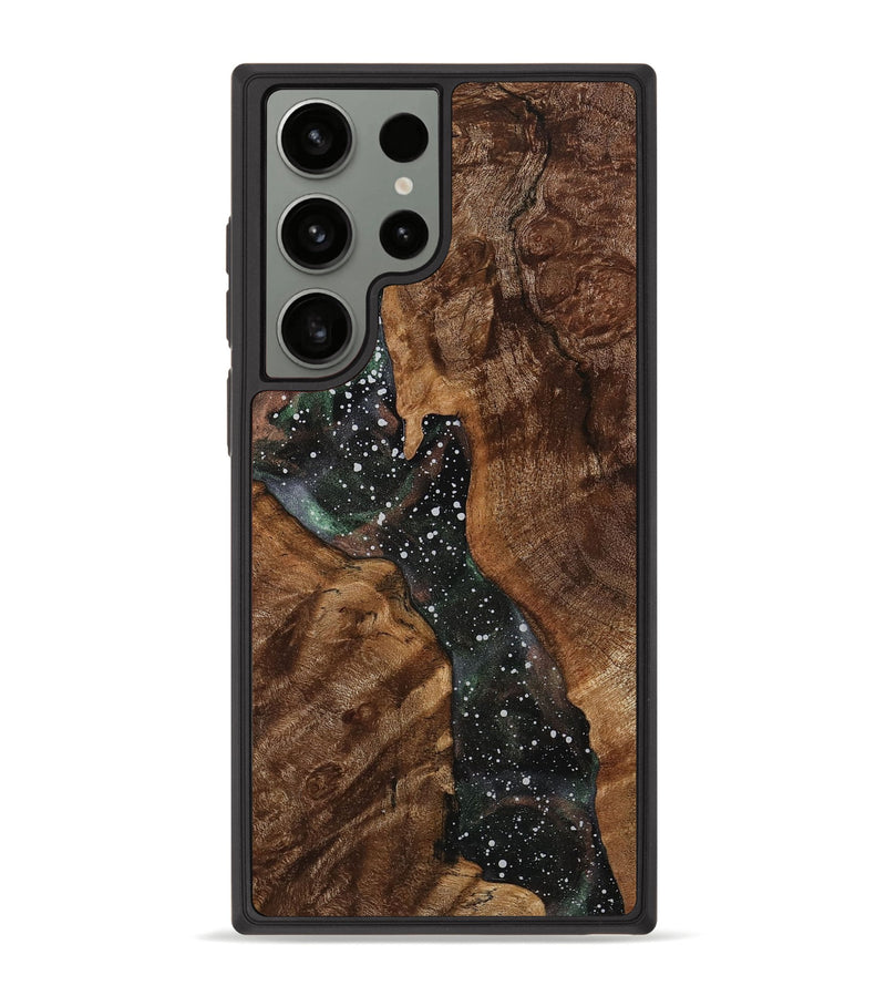 Galaxy S23 Ultra Wood+Resin Phone Case - Deloris (Cosmos, 713469)