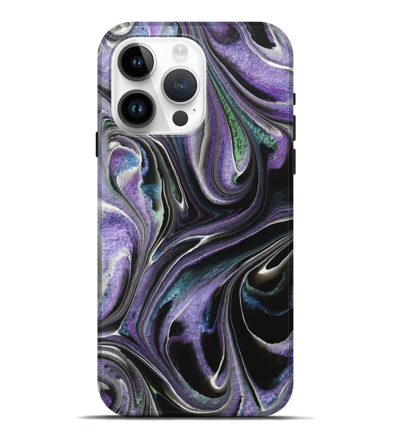 iPhone 15 Pro Max ResinArt Live Edge Phone Case - Virgil (Purple, 713610)