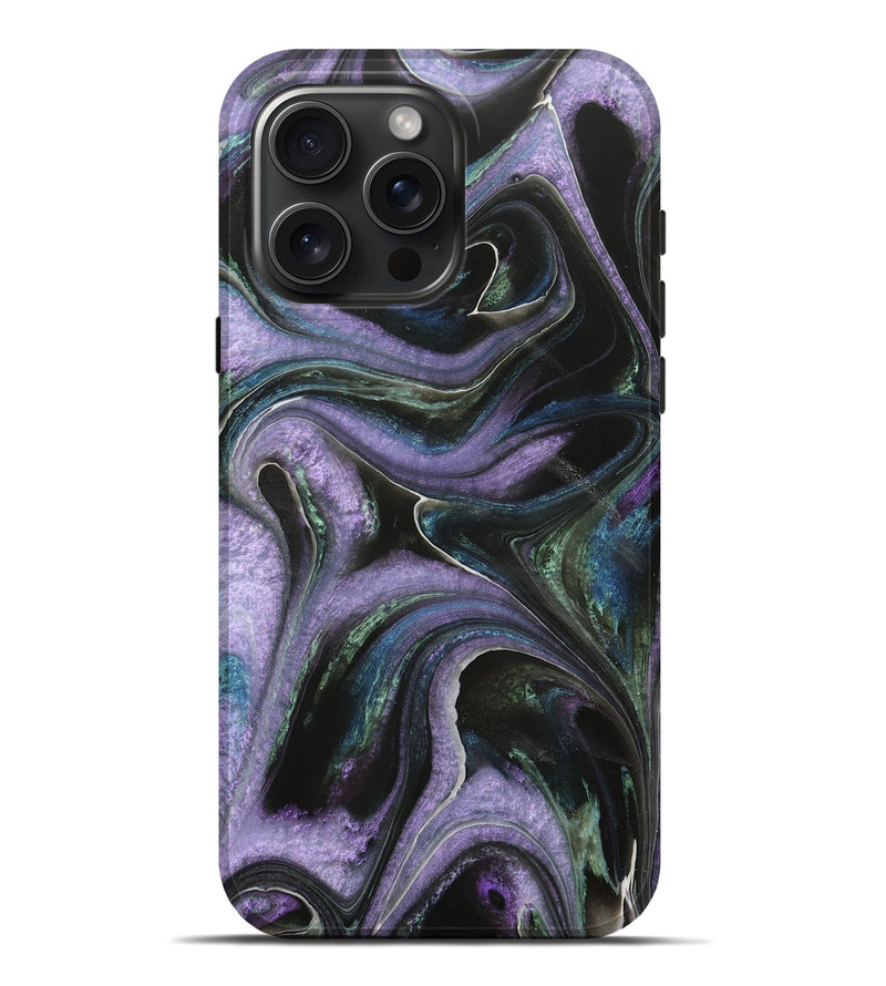 iPhone 16 Pro Max ResinArt Live Edge Phone Case - Mathew (Purple, 713615)