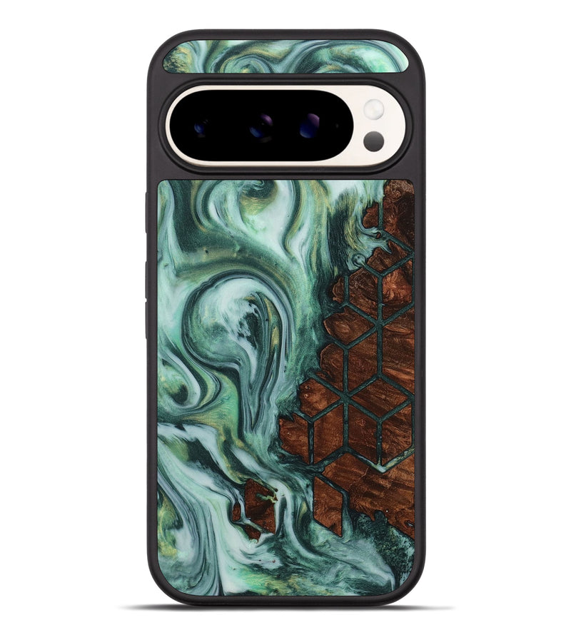 Pixel 9 Pro XL Wood+Resin Phone Case - Christine (Pattern, 713668)