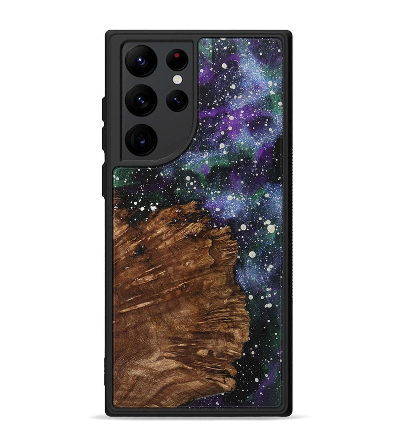 Galaxy S22 Ultra Wood+Resin Phone Case - Lacey (Cosmos, 713770)